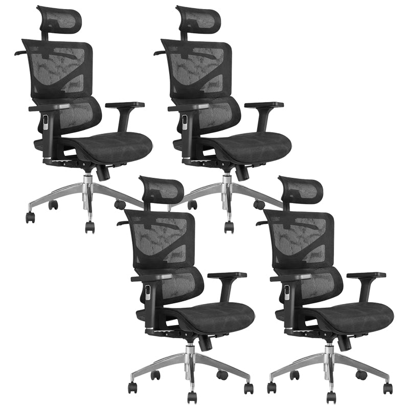 Modern Desk Chair Mesh Computer Chair High-Back Adjustable Chair with Wheels