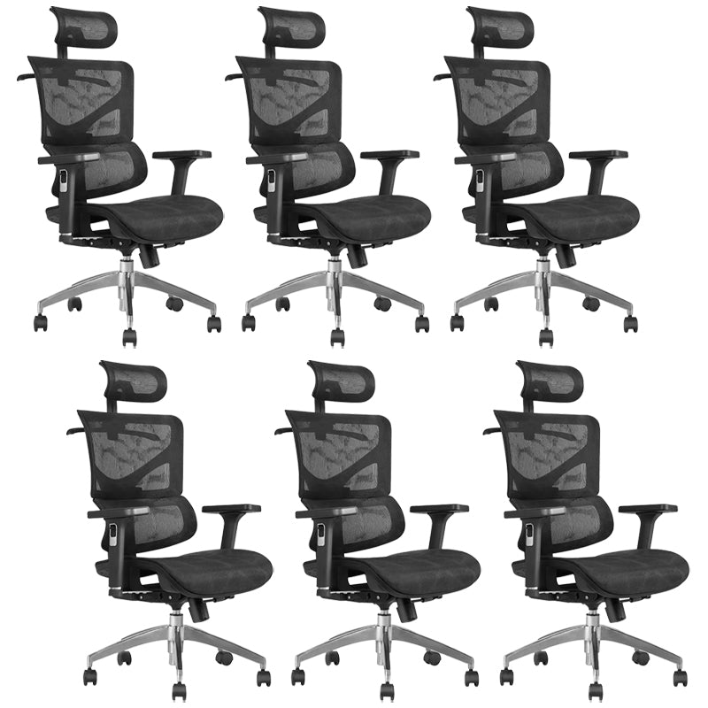 Modern Desk Chair Mesh Computer Chair High-Back Adjustable Chair with Wheels