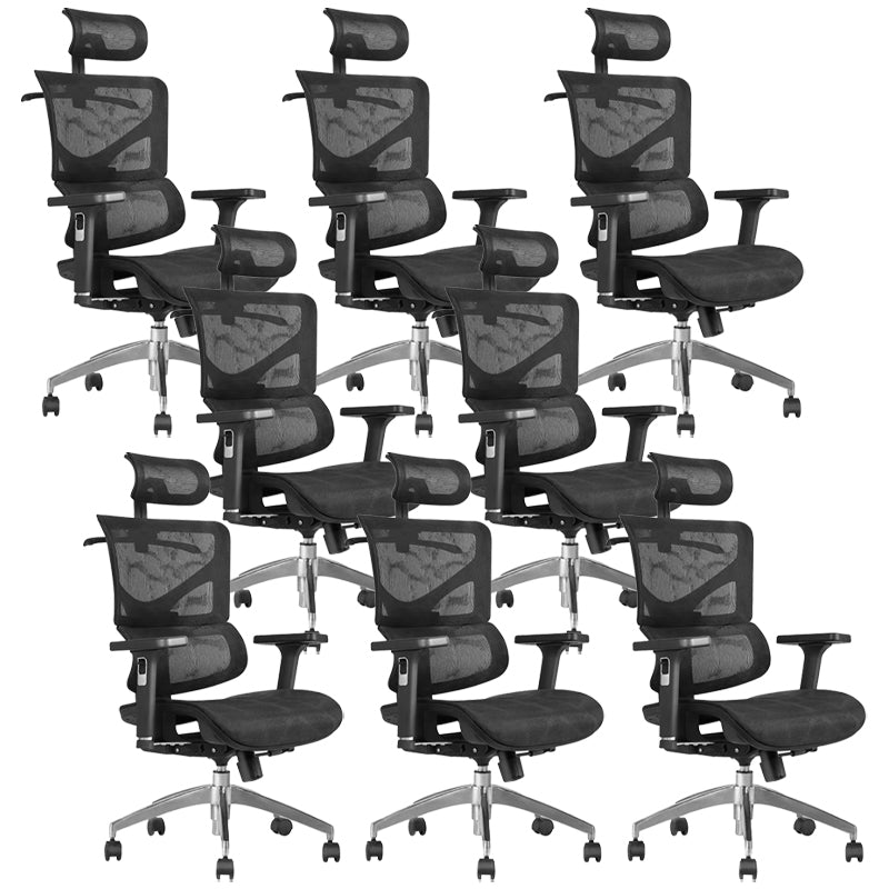 Modern Desk Chair Mesh Computer Chair High-Back Adjustable Chair with Wheels