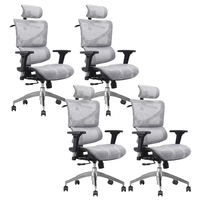 Modern Desk Chair Mesh Computer Chair High-Back Adjustable Chair with Wheels