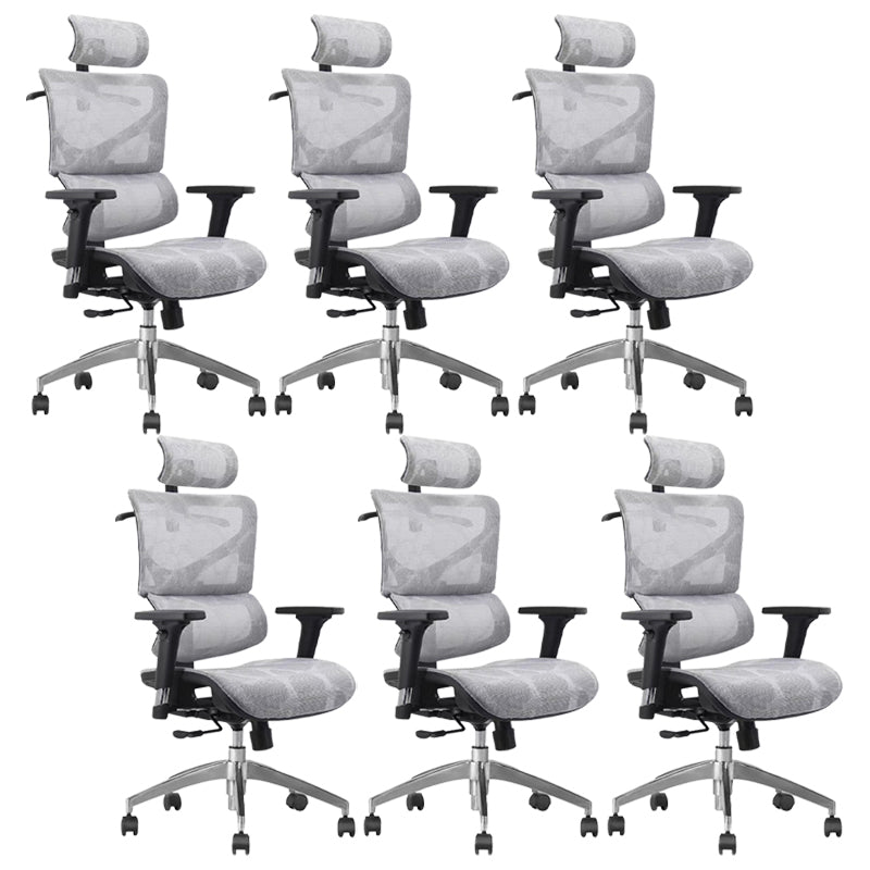 Modern Desk Chair Mesh Computer Chair High-Back Adjustable Chair with Wheels