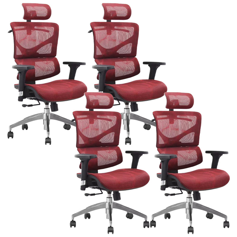 Modern Desk Chair Mesh Computer Chair High-Back Adjustable Chair with Wheels