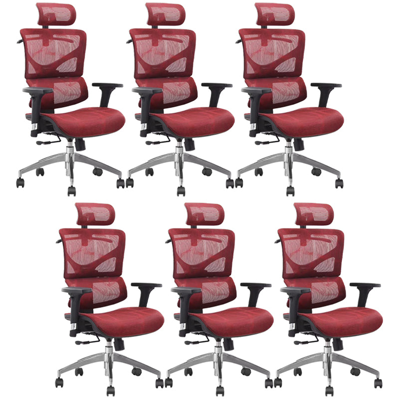 Modern Desk Chair Mesh Computer Chair High-Back Adjustable Chair with Wheels