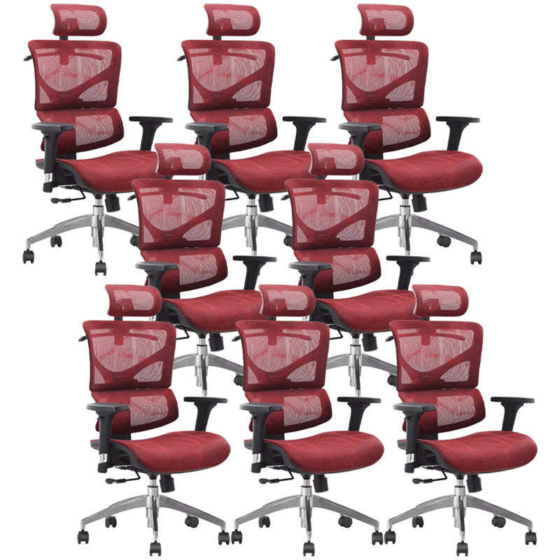 Modern Desk Chair Mesh Computer Chair High-Back Adjustable Chair with Wheels