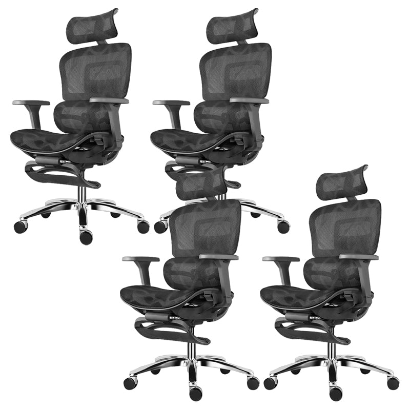 Modern Desk Chair Adjustable Seat Height Office Chair with Wheels