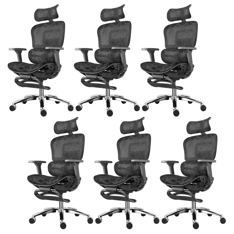 Modern Desk Chair Adjustable Seat Height Office Chair with Wheels