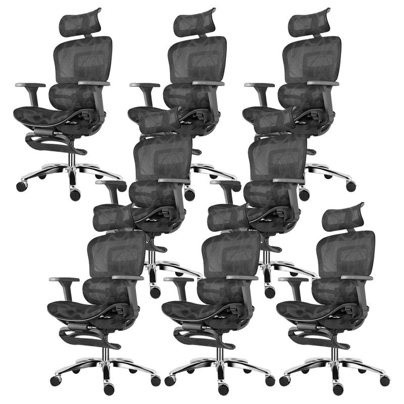 Modern Desk Chair Adjustable Seat Height Office Chair with Wheels