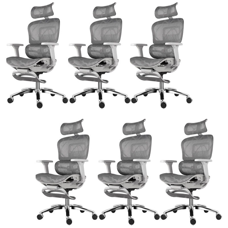 Modern Desk Chair Adjustable Seat Height Office Chair with Wheels