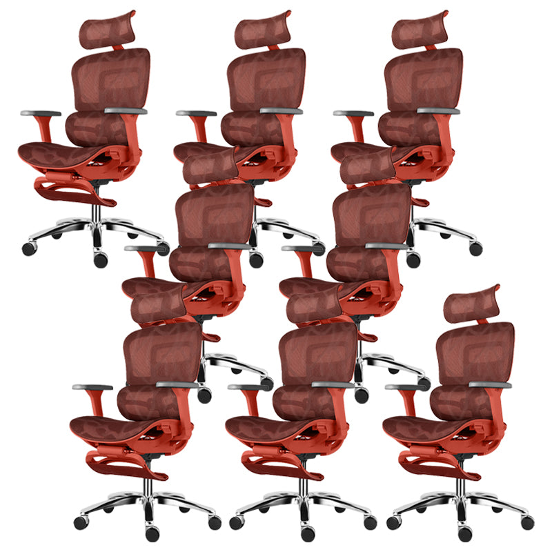 Modern Desk Chair Adjustable Seat Height Office Chair with Wheels