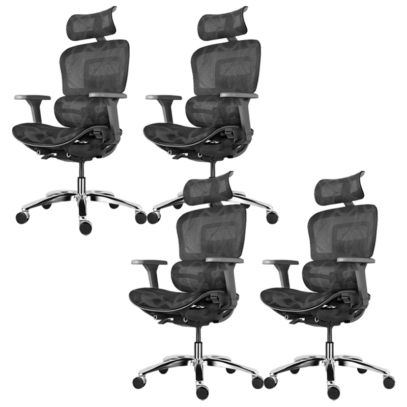 Modern Desk Chair Adjustable Seat Height Office Chair with Wheels