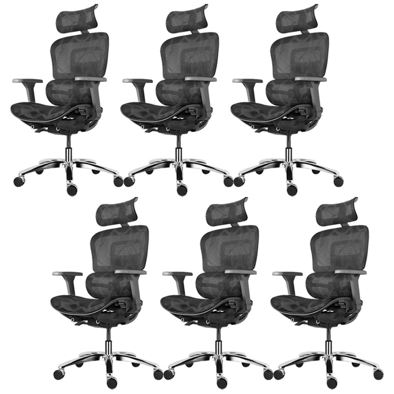 Modern Desk Chair Adjustable Seat Height Office Chair with Wheels