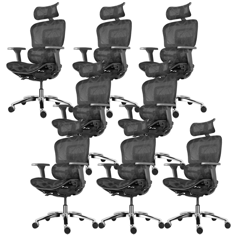 Modern Desk Chair Adjustable Seat Height Office Chair with Wheels