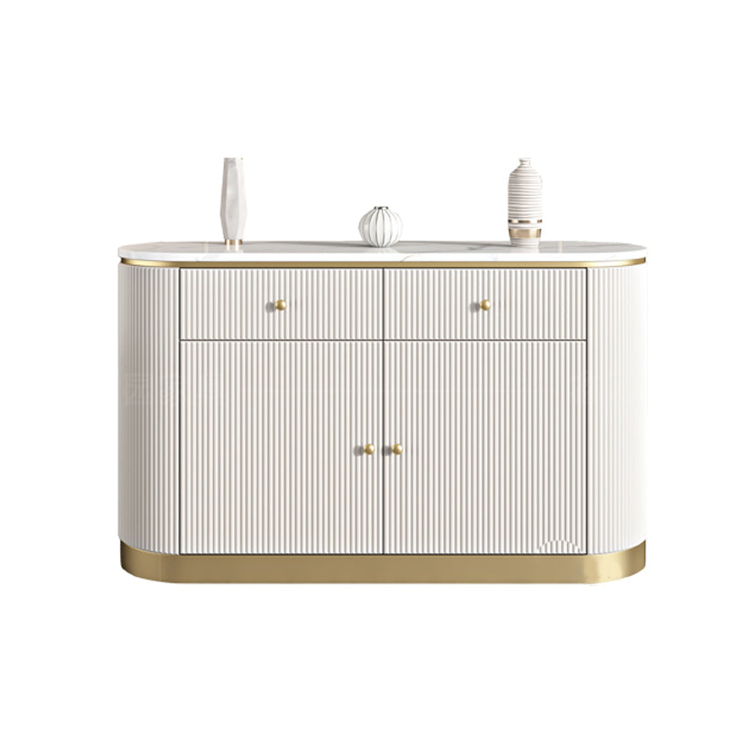 Contemporary Sideboard Cabinet White Sideboard Table with Drawers