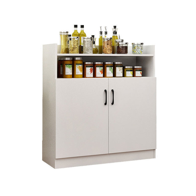 Open Storage 35"L Server Modern Style Dining Server with 2 Doors