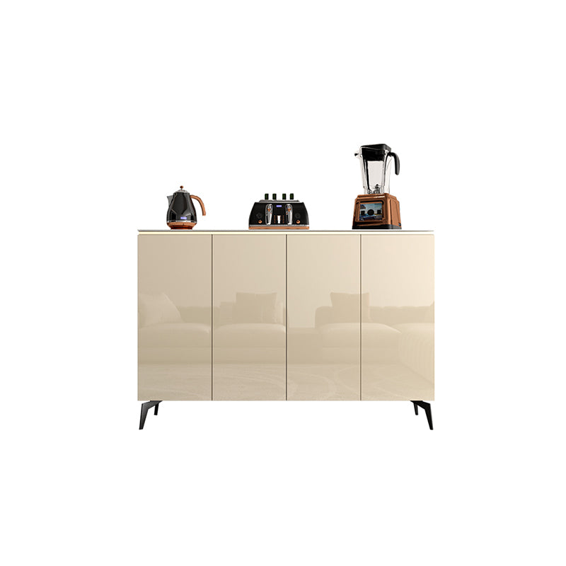 Glam Style Sideboard Cabinet Wood Buffet Sideboard with Cabinets