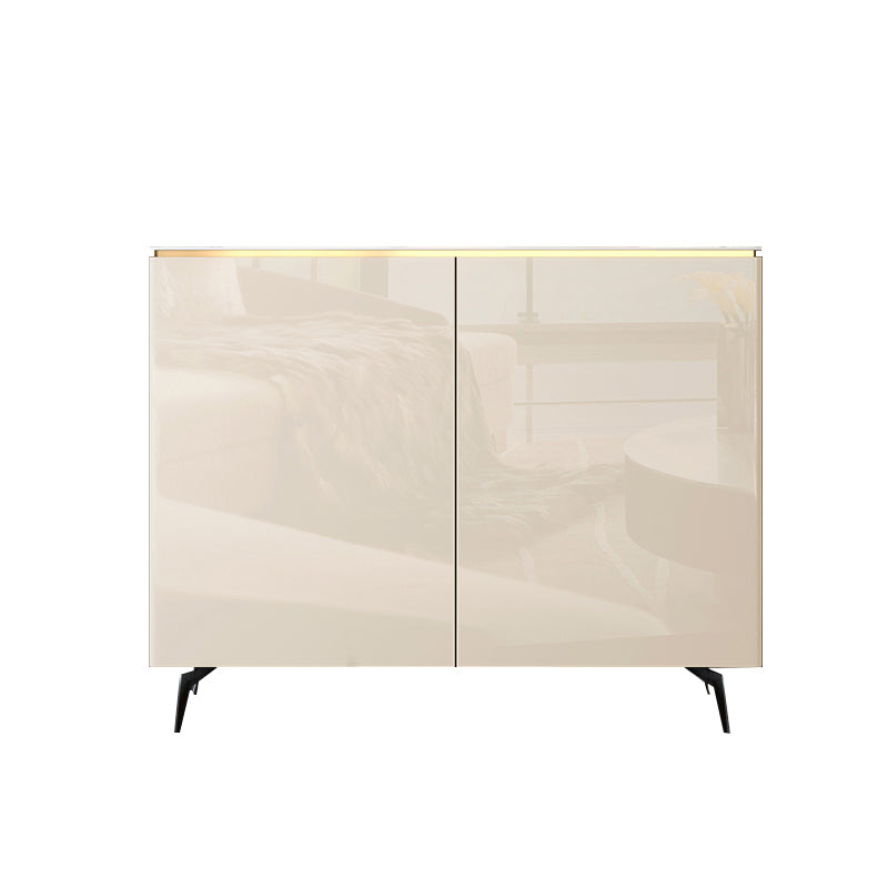 Glam Style Sideboard Cabinet Wood Buffet Sideboard with Cabinets