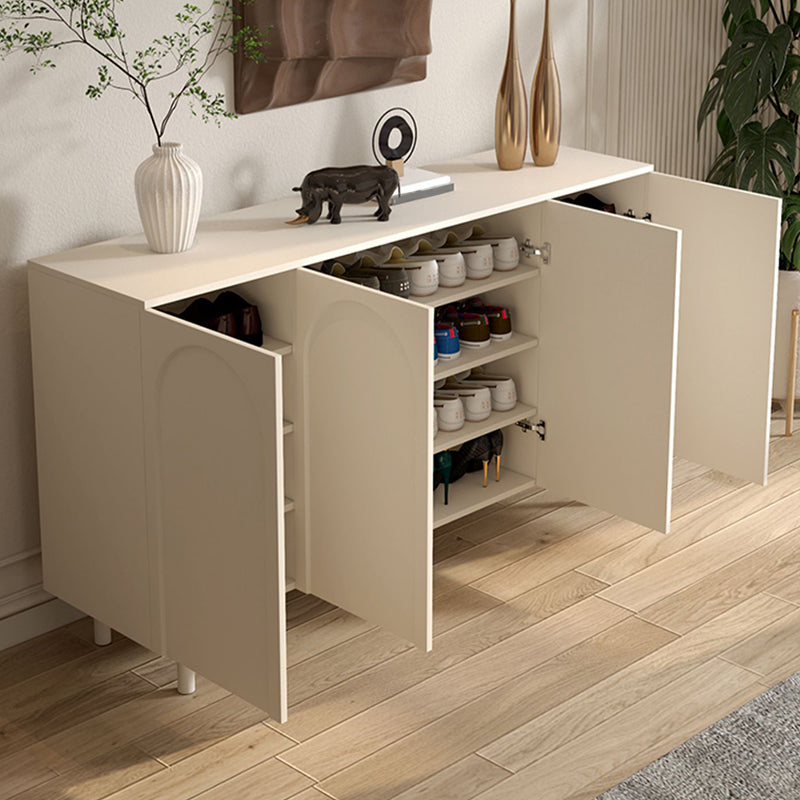 Contemporary Style Buffet Table Wood Sideboard with Cabinets