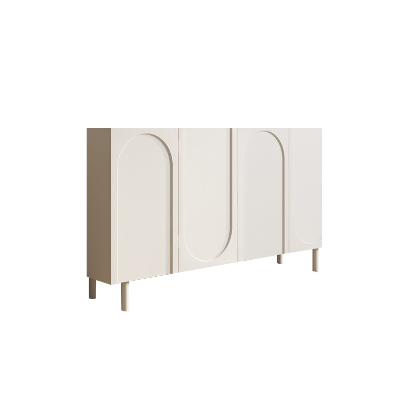 Contemporary Style Sideboard Wood Sideboard Table with Cabinets