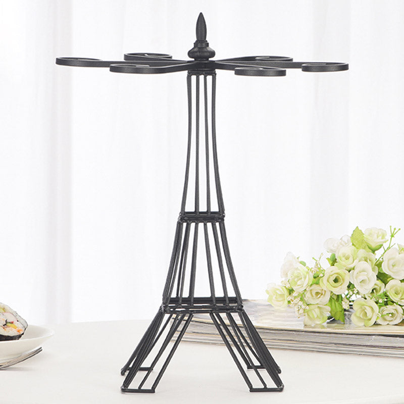 Contemporary Countertop Wine Holder Rack Metal Wine Rack Kit