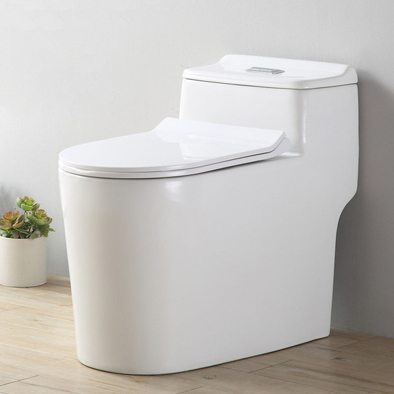 Traditional One Piece Toilet Bowl Floor Mount White Urine Toilet for Bathroom