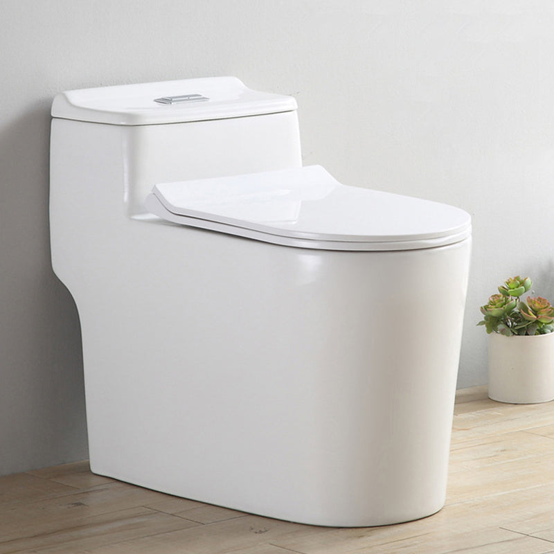 Traditional One Piece Toilet Bowl Floor Mount White Urine Toilet for Bathroom