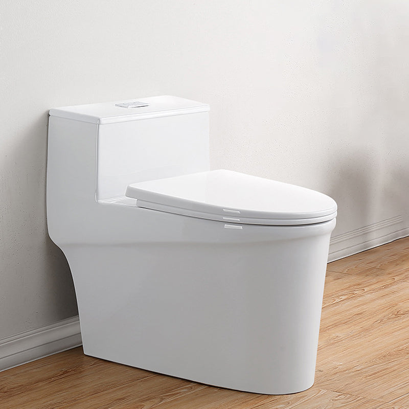 Traditional One Piece Toilet Bowl Floor Mount White Urine Toilet for Bathroom