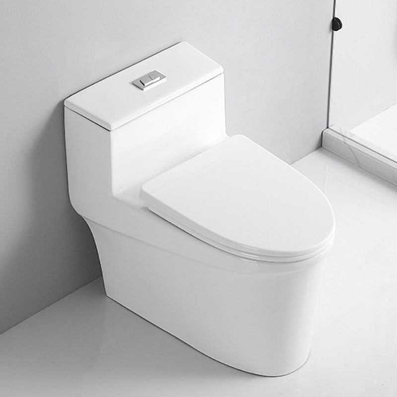 Traditional One Piece Toilet Bowl Floor Mount White Urine Toilet for Bathroom