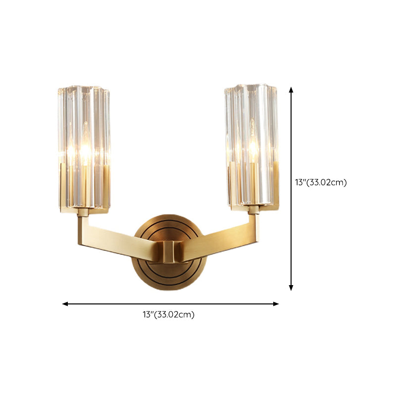 Post-Modern Wall Light Sconces Copper Wall Light Fixture in Gold