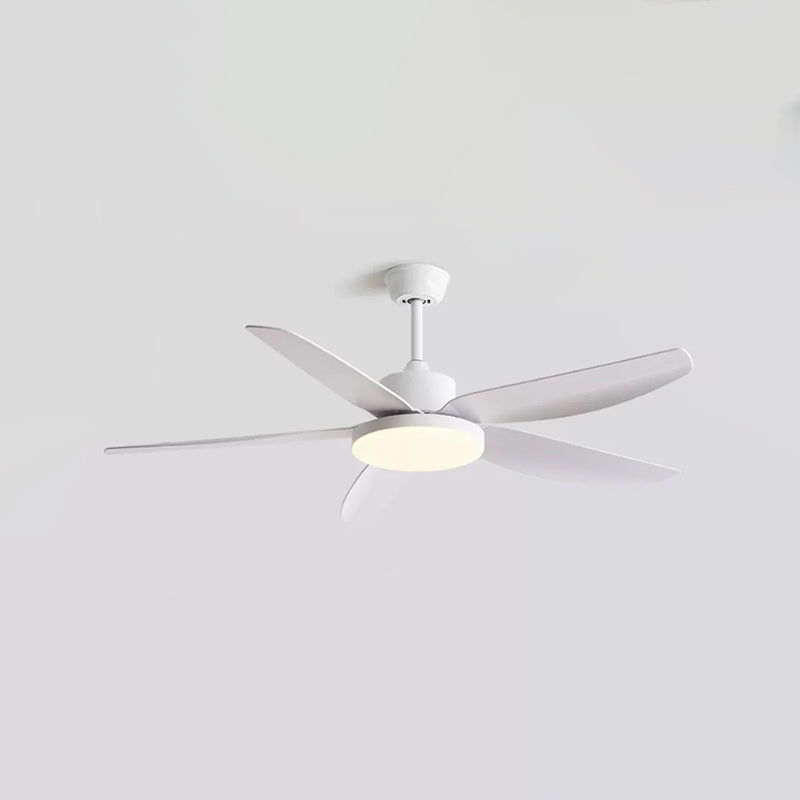 Contemporary Ceiling Fan Light Fixture Macaron LED Ceiling Flush Mount for Bedroom