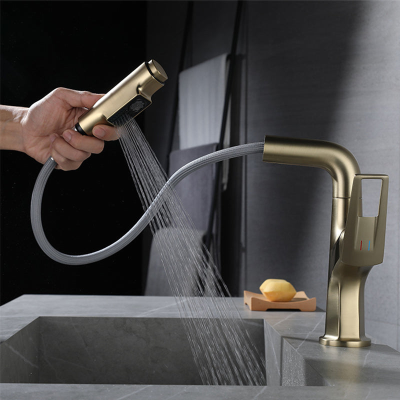 Glam Centerset Faucet One Lever Handle Faucet with Swivel Spout