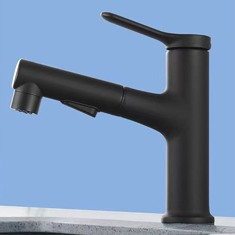 Vessel Sink Faucet Contemporary Pull-out Faucet with Swivel Spout