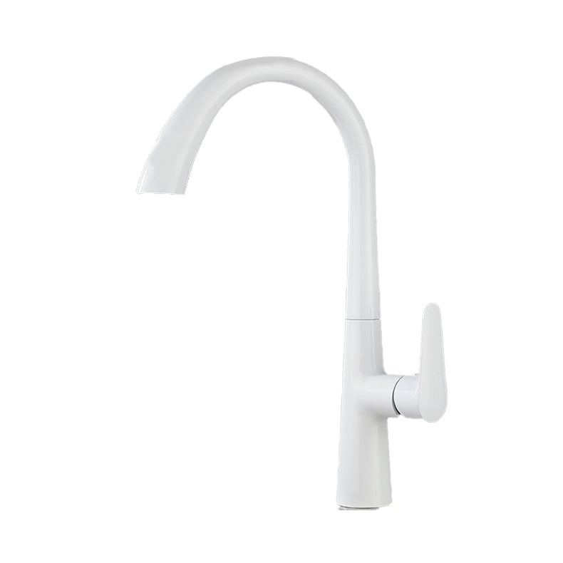 Modern Style Kitchen Faucet Gooseneck Standard Kitchen Faucet