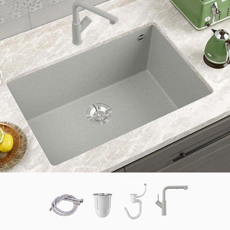 Contemporary Style Kitchen Sink Undermount Kitchen Sink with Drain Strainer Kit