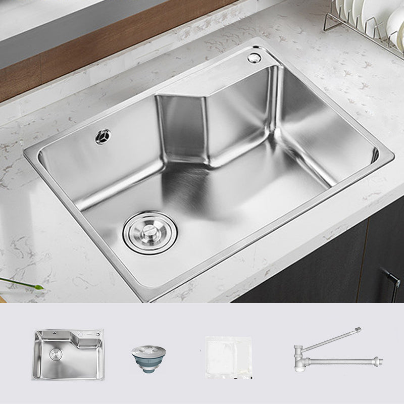 Modern Style Kitchen Sink Undermount Corrosion Resistant Kitchen Double Sink