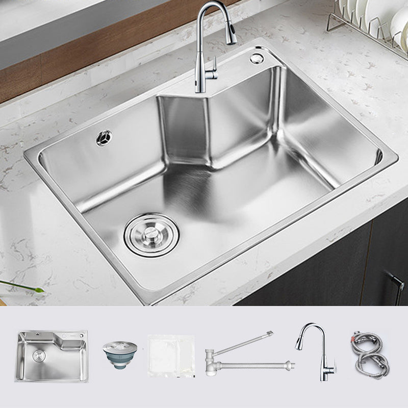 Modern Style Kitchen Sink Undermount Corrosion Resistant Kitchen Double Sink