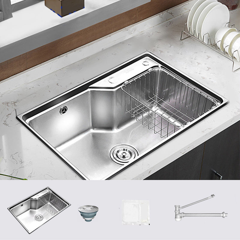 Modern Style Kitchen Sink Undermount Corrosion Resistant Kitchen Double Sink