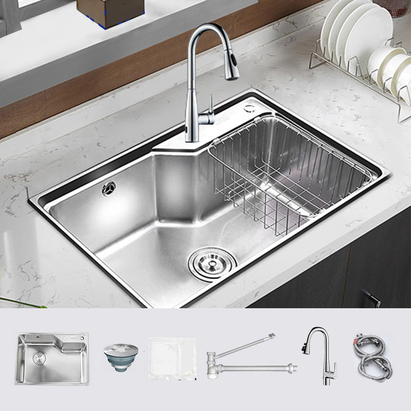 Modern Style Kitchen Sink Undermount Corrosion Resistant Kitchen Double Sink