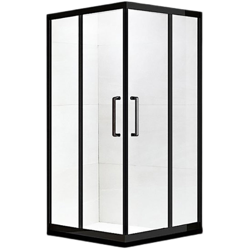 Framed Black Shower Enclosure Clear Easy Clean Glass Shower Enclosure