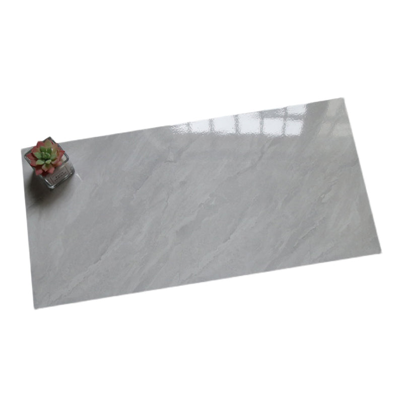 Rectangular Polished Wall & Floor Tile Mixed Material Marble Appearance Tile