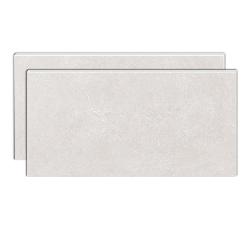 Rectangle Tile Solid Color Straight Edge Glazed Design Floor Tile