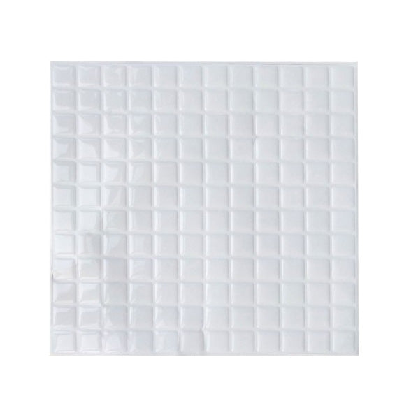 Peel & Stick Mosaic Tile Square Plastic Waterproof Peel and Stick Tiles for Kitchen