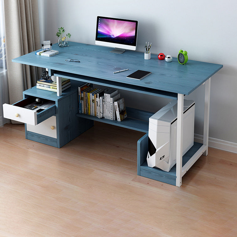 Modern Office Desk Manufactured Wood Computer Desk with Drawer