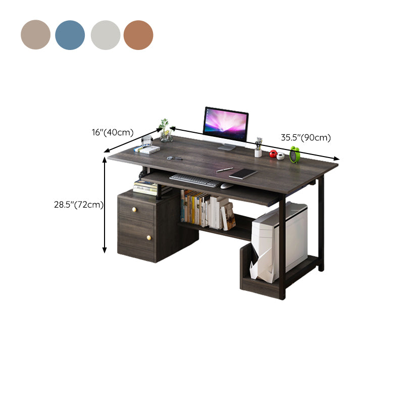 Modern Office Desk Manufactured Wood Computer Desk with Drawer