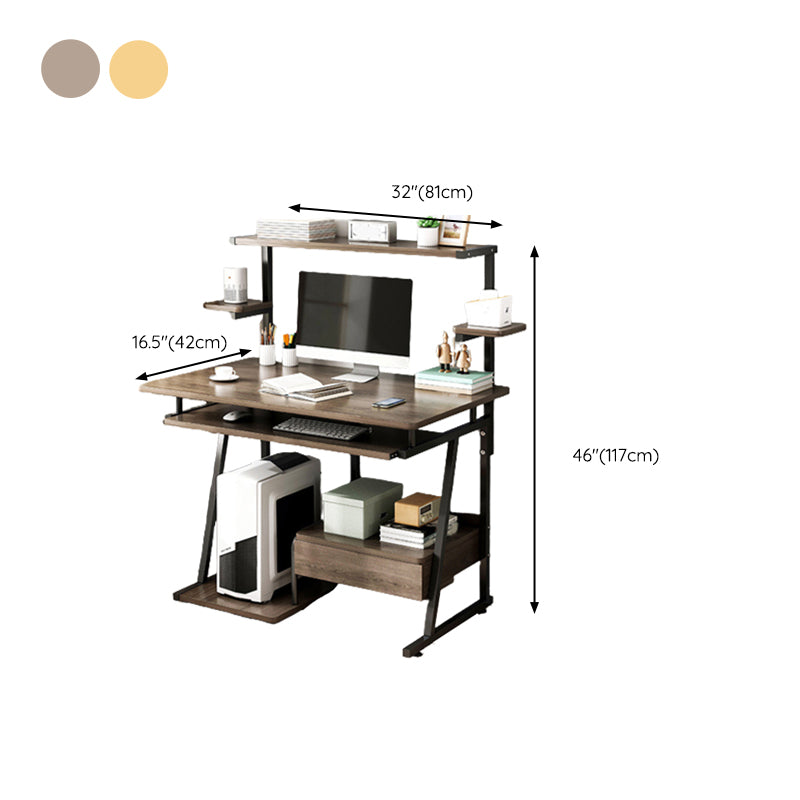 Modern Office Desk Manufactured Wood Computer Desk with Drawer