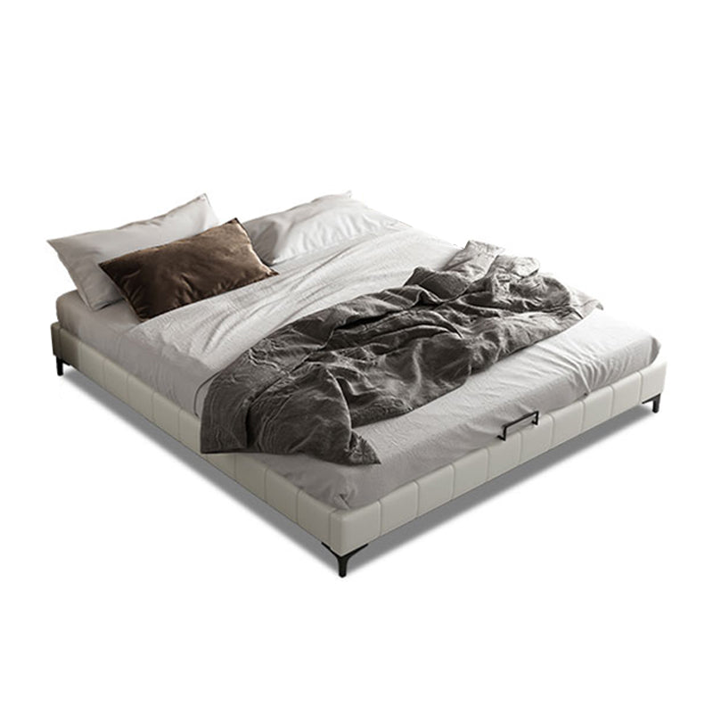 Modern White Platform Bed Frame Mattress Included Platform Bed