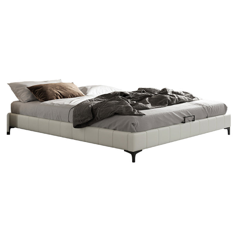 Modern White Platform Bed Frame Mattress Included Platform Bed