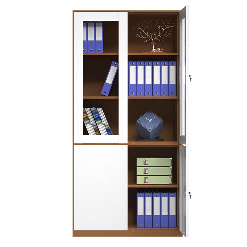 Contemporary File Cabinets Steel Frame Fireproof Vertical File Cabinets with Lock