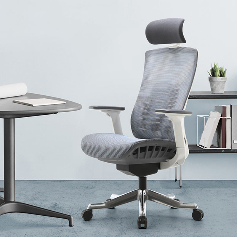 Contemporary Adjustable Arms Desk Chair Mesh Task Chair for Office