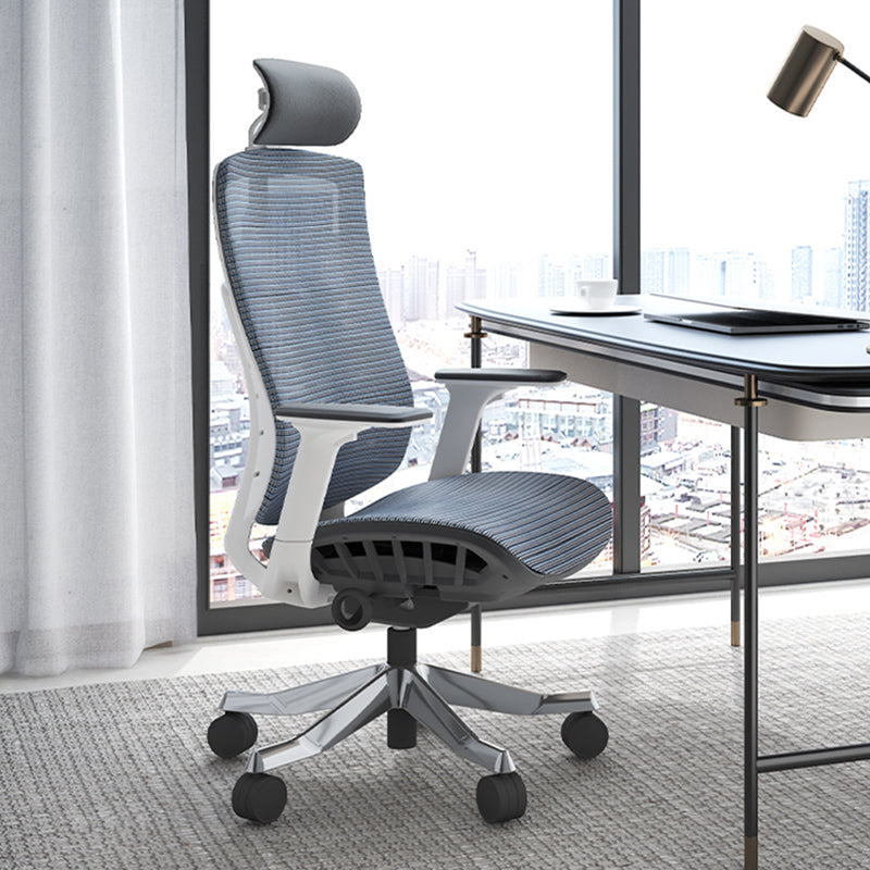 Contemporary Adjustable Arms Desk Chair Mesh Task Chair for Office