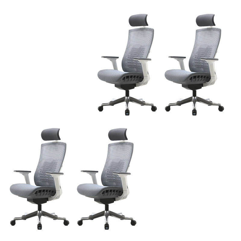 Contemporary Adjustable Arms Desk Chair Mesh Task Chair for Office